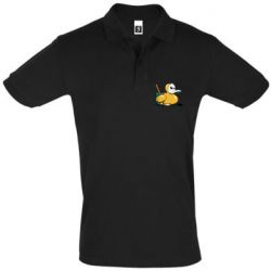 Мужское поло Hockey duck - PrintSalon