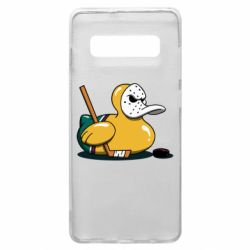 Чехол для Samsung S10+ Hockey duck - PrintSalon