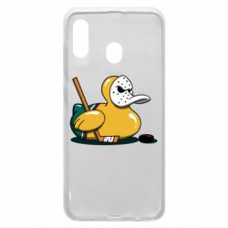 Чехол для Samsung A30 Hockey duck - PrintSalon