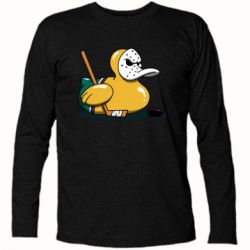 Футболка с длинным рукавом Hockey duck - PrintSalon