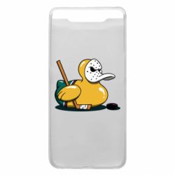 Чехол для Samsung A80 Hockey duck - PrintSalon