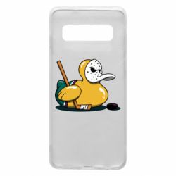 Чехол для Samsung S10 Hockey duck - PrintSalon