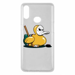 Чехол для Samsung A10s Hockey duck - PrintSalon