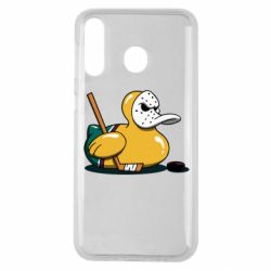 Чехол для Samsung M30 Hockey duck - PrintSalon