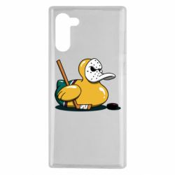 Чехол для Samsung Note 10 Hockey duck - PrintSalon