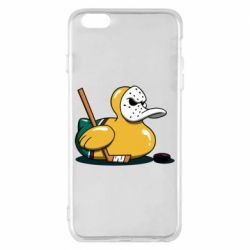 Чехол для iPhone 6 Plus/6S Plus Hockey duck - PrintSalon