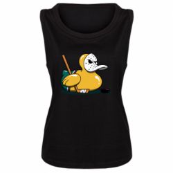 Женская майка Hockey duck - PrintSalon