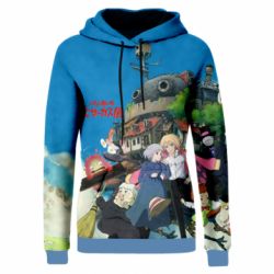 Жіноче 3D худі Ходячий замок