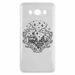Чехол для Samsung J7 2016 Hogwarts - PrintSalon