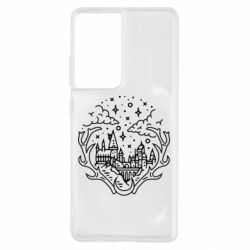 Чехол для Samsung S21 Ultra Hogwarts - PrintSalon