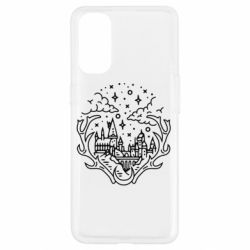 Чехол для Oppo Reno 4 Hogwarts - PrintSalon