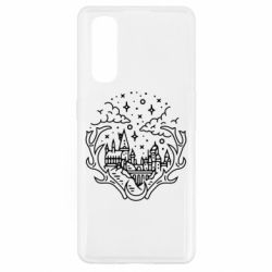 Чехол для Oppo Find X2 Hogwarts - PrintSalon