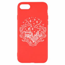 Чехол для iPhone SE 2022 Hogwarts - PrintSalon