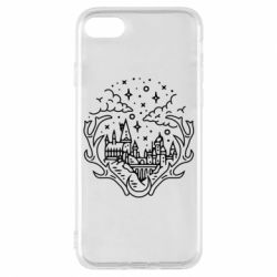 Чехол для iPhone 8 Hogwarts - PrintSalon