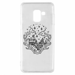 Чехол для Samsung A8 2018 Hogwarts - PrintSalon