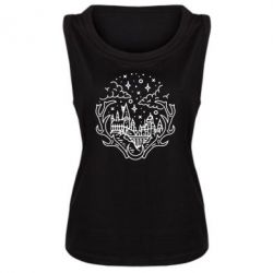 Женская майка Hogwarts - PrintSalon