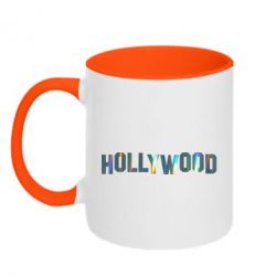 Чашка двухцветная 320ml HOLLYWOOD - PrintSalon