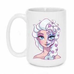 Чашка 420ml Холодное сердце арт Эльза