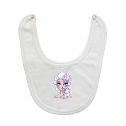 Слюнявчик  Холодное сердце арт Эльза