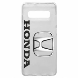 Чехол для Samsung S10+ Honda 3D Logo - PrintSalon