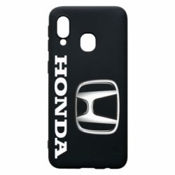 Чехол для Samsung A40 Honda 3D Logo - PrintSalon