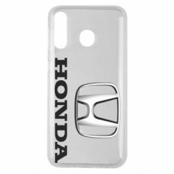 Чехол для Samsung M30 Honda 3D Logo - PrintSalon