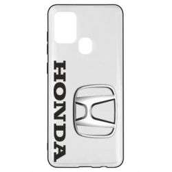 Чехол для Samsung A21s Honda 3D Logo - PrintSalon