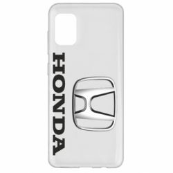Чехол для Samsung A31 Honda 3D Logo - PrintSalon