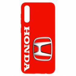 Чехол для Samsung A50 Honda 3D Logo - PrintSalon
