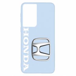 Чехол для Samsung S21 Honda 3D Logo - PrintSalon