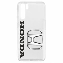 Чехол для Oppo A91/Reno3 Honda 3D Logo - PrintSalon