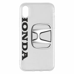 Чехол для iPhone X/Xs Honda 3D Logo - PrintSalon