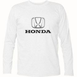 Футболка с длинным рукавом Honda 3D Logo - PrintSalon