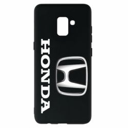 Чехол для Samsung A8+ 2018 Honda 3D Logo - PrintSalon