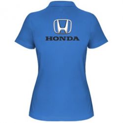 Женское поло Honda 3D Logo - PrintSalon
