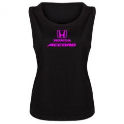 Женская майка Honda Accord - PrintSalon