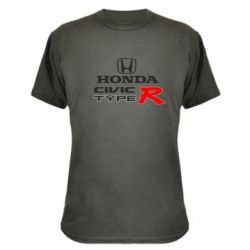 Камуфляжная футболка Honda Civic Type R - PrintSalon