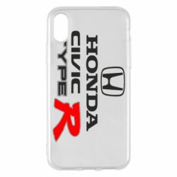 Чехол для iPhone X/Xs Honda Civic Type R - PrintSalon