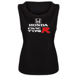 Женская майка Honda Civic Type R - PrintSalon