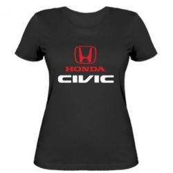 Женская футболка Honda Civic - PrintSalon