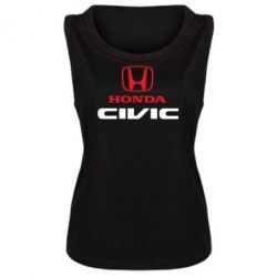 Женская майка Honda Civic - PrintSalon