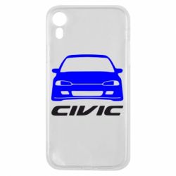 Чехол для iPhone XR Honda Civic - PrintSalon