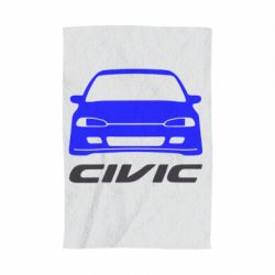 Полотенце с принтом Honda Civic - PrintSalon