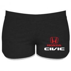 Женские шорты Honda Civic - PrintSalon