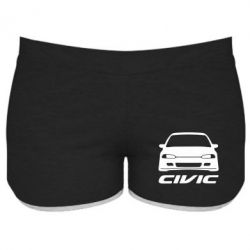 Женские шорты Honda Civic - PrintSalon