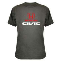 Камуфляжная футболка Honda Civic - PrintSalon
