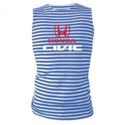 Майка-тельняшка Honda Civic - PrintSalon