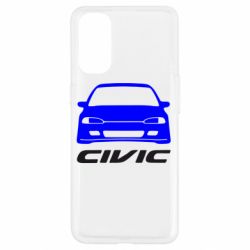 Чехол для Oppo Reno 4 Honda Civic - PrintSalon