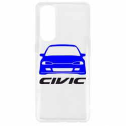 Чехол для Oppo Reno 4 Pro Honda Civic - PrintSalon