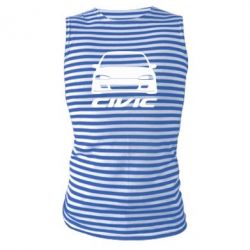 Майка-тельняшка Honda Civic - PrintSalon